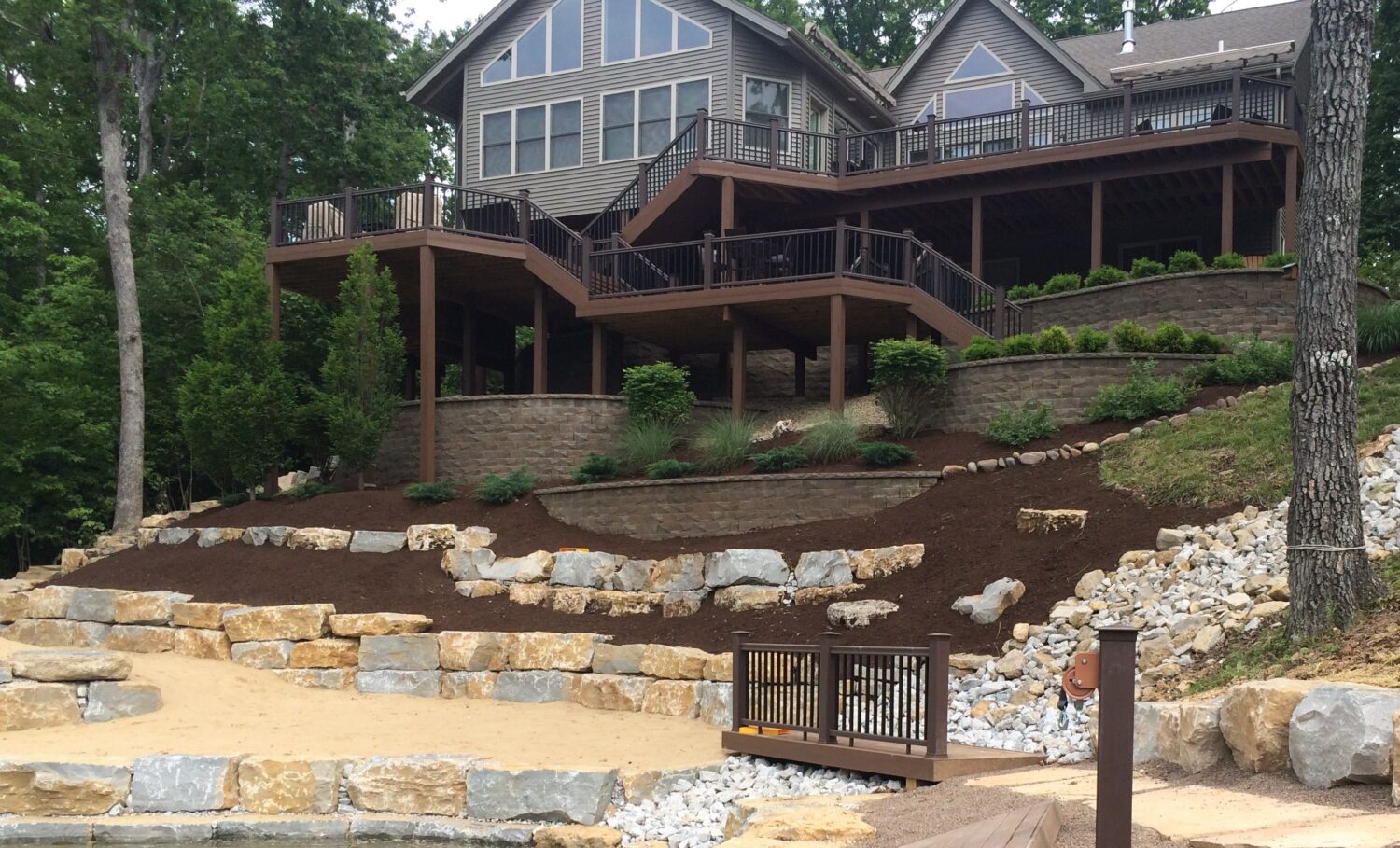 Outdoor Hardscaping and Retion Walls in Lemay, MO | Landscape Design